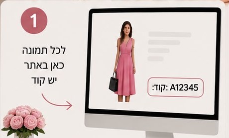 שלב 1 — מאתרים את הקוד של המוצר