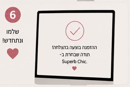 שלב 6 — משלמים ומתחדשים!